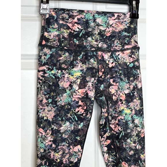 Lululemon Size 4 Wunder Under High Rise Crop 21" Dappled Daze Leggings - Picture 4 of 8